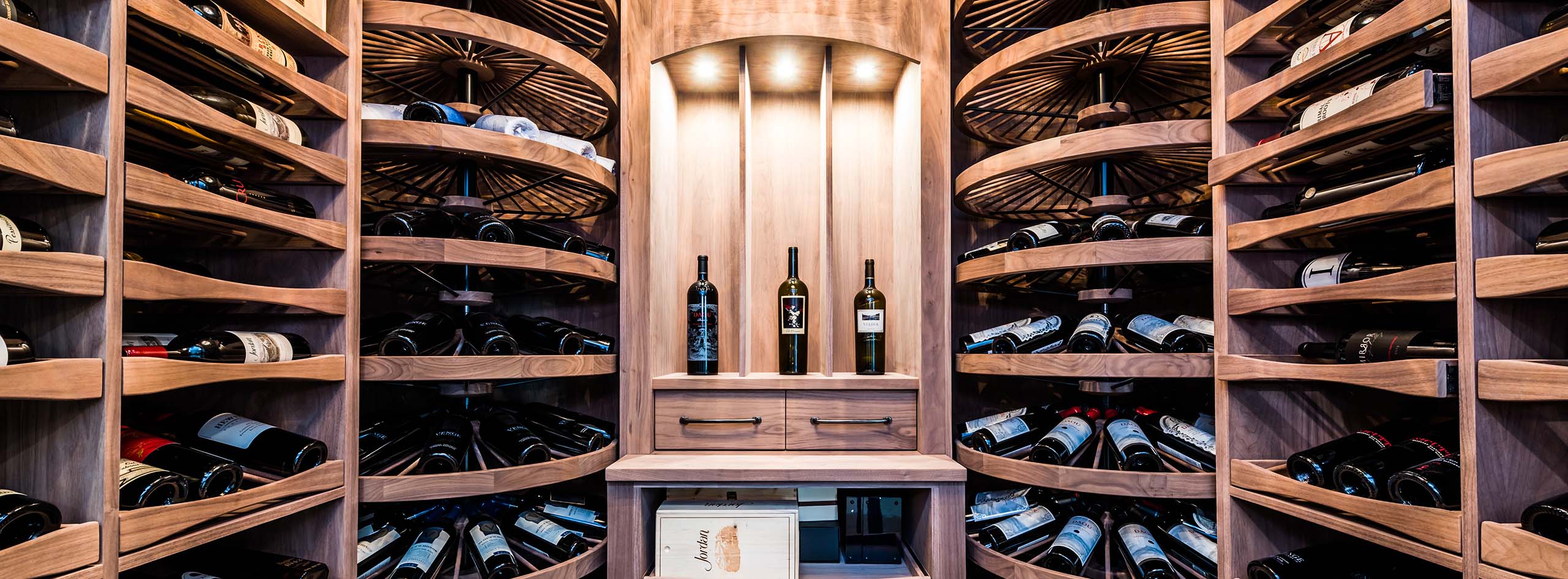 St Joseph Wine Cellar In Walnut